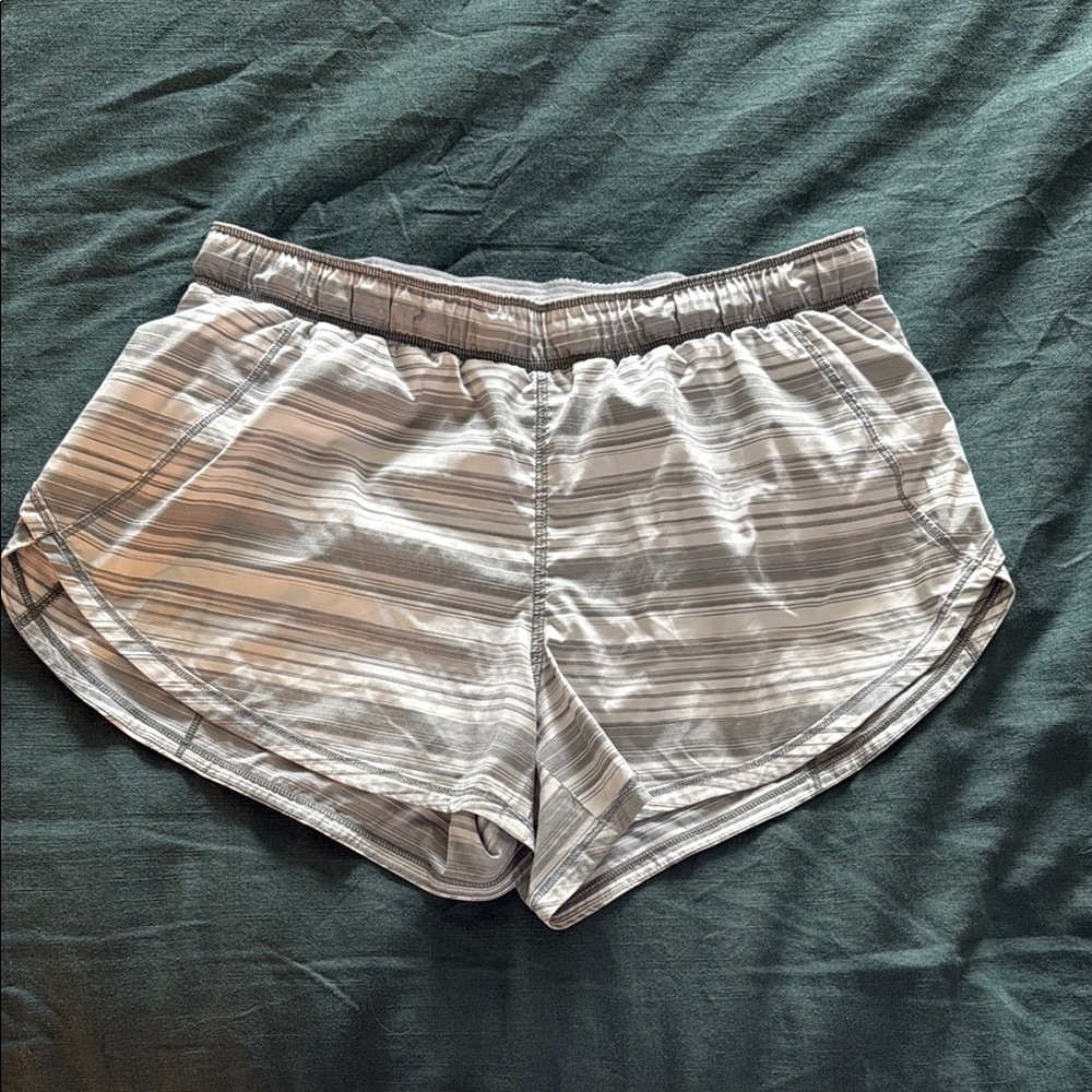 Lululemon Athletica Gray Athletic Shorts Breathable Design